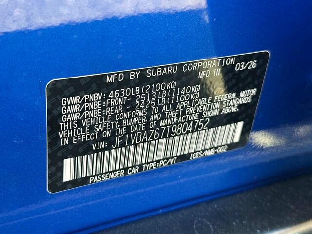 New 2026 Subaru WRX tS AWD/4WD image 27