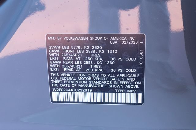 New 2026 Volkswagen Atlas Cross Sport SEL Premium R-Line image 10