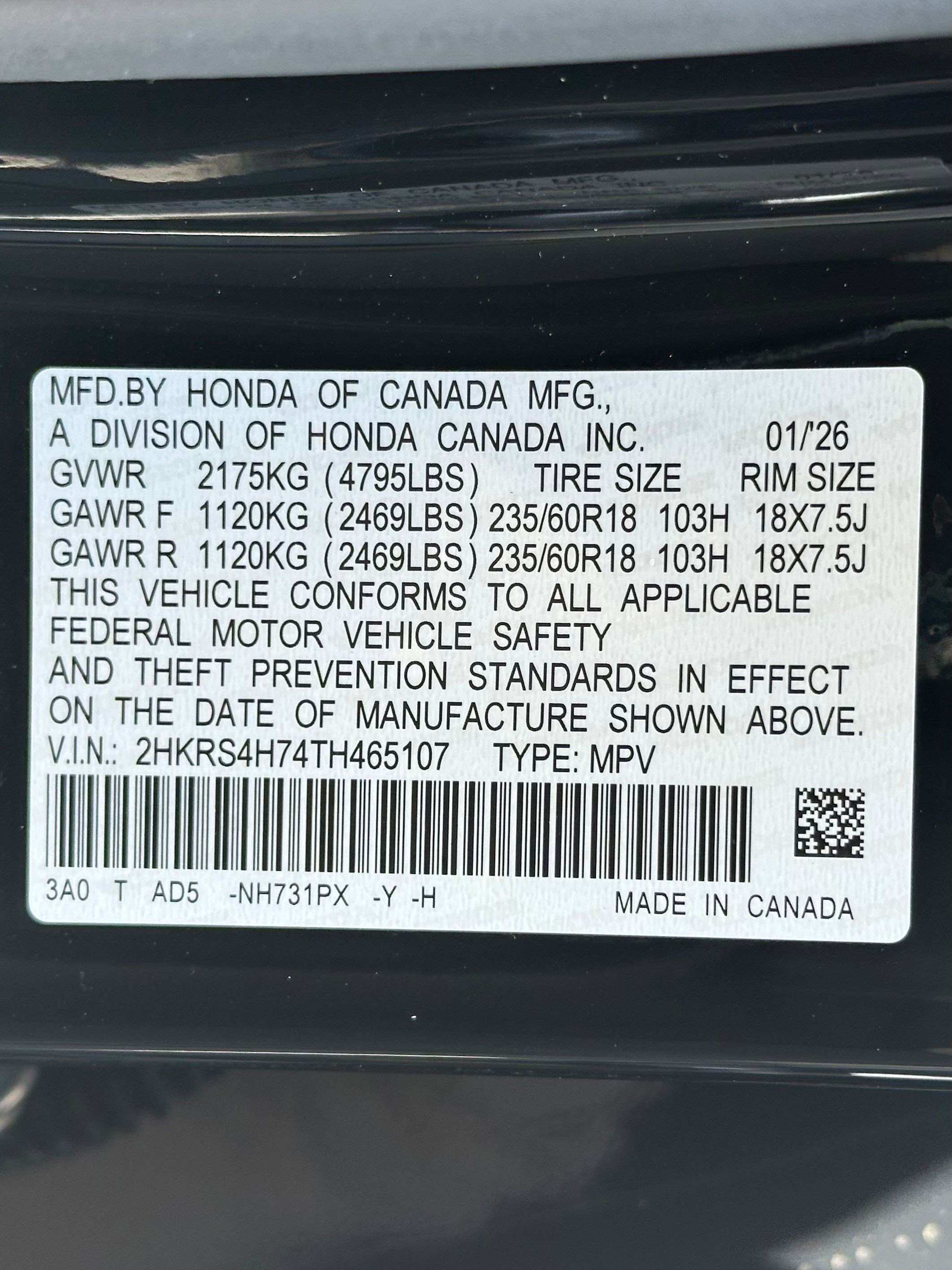 New 2026 Honda CR-V EX-L image 22