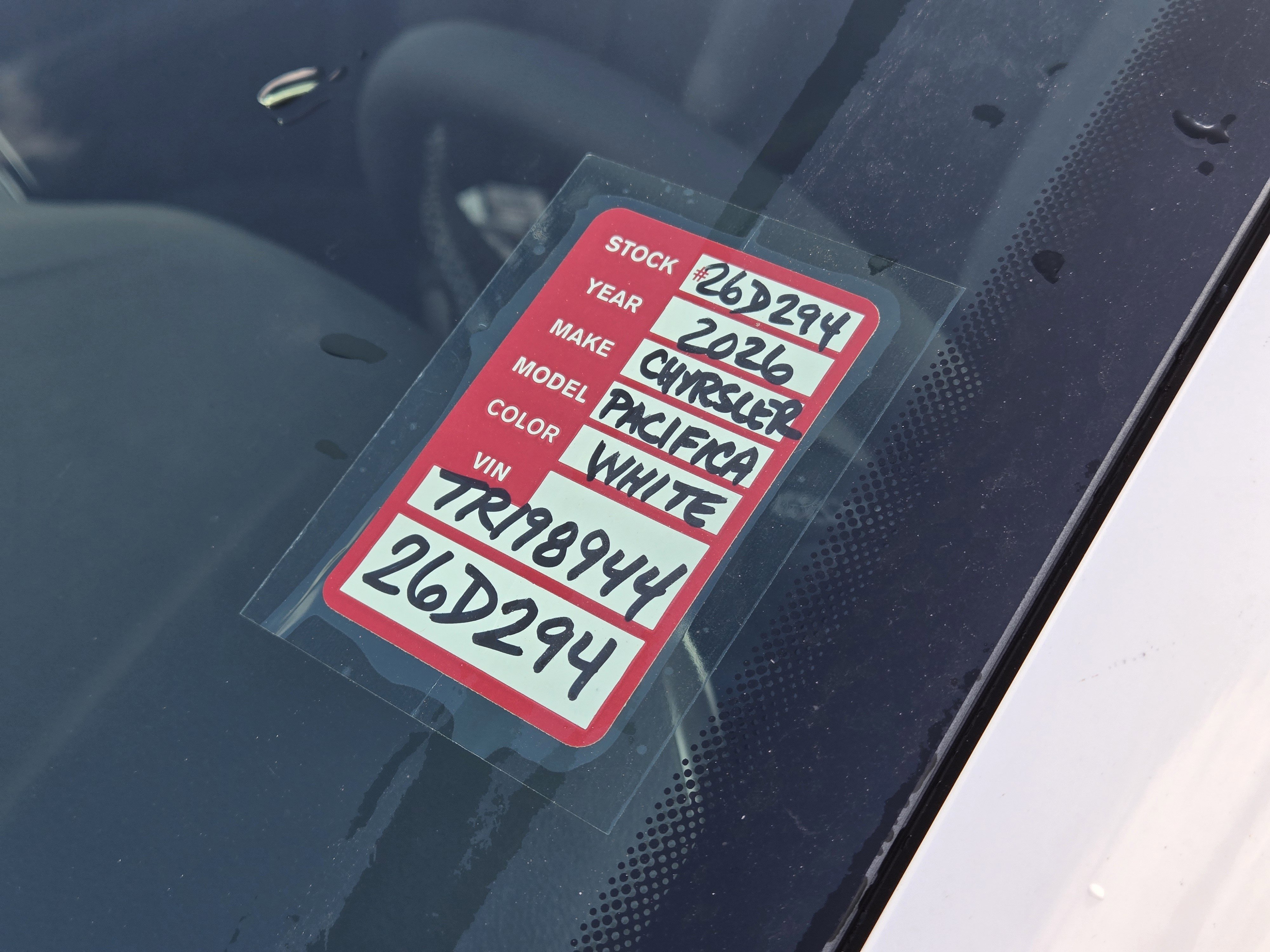 New 2026 Chrysler Pacifica Select w/ S Appearance Package image 21