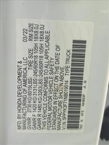 Used 2022 Honda Ridgeline RTL-E image 28