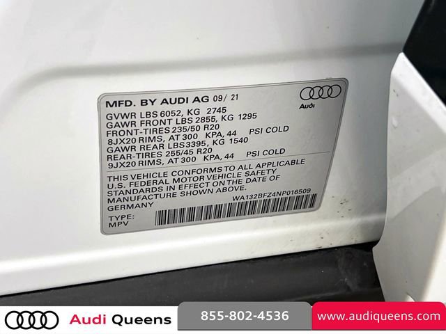 Certified 2022 Audi Q4 e-tron Premium Plus w/ Premium Plus AWD/4WD image 18