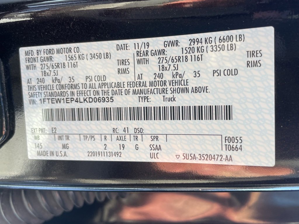 Used 2020 Ford F150 XLT w/ Equipment Group 302A Luxury image 45