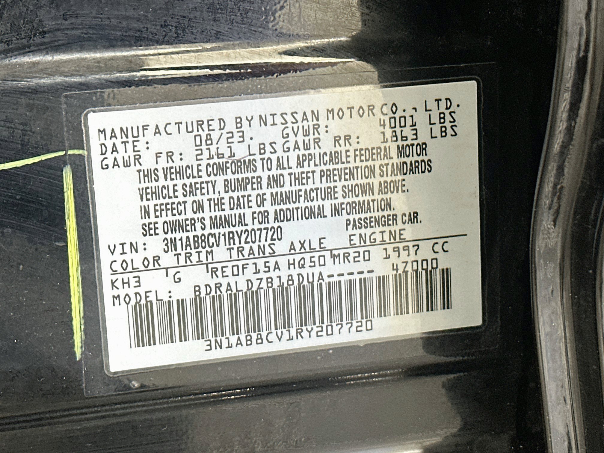 Used 2024 Nissan Sentra SV FWD image 12