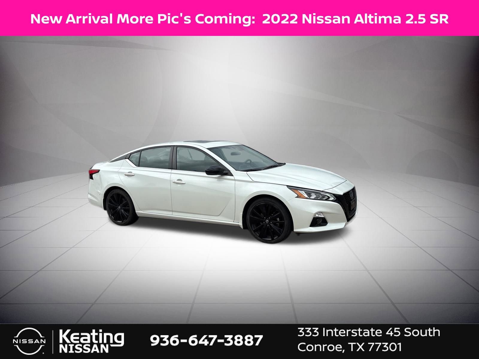 Certified 2022 Nissan Altima 2.5 SR w/ Midnight Edition Package FWD image 1