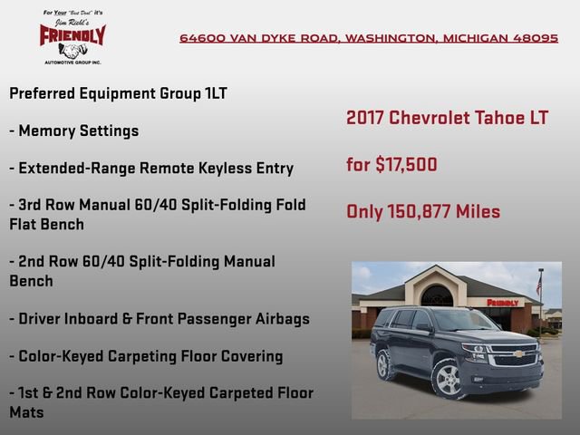 Used 2017 Chevrolet Tahoe LT w/ Luxury Package image 5