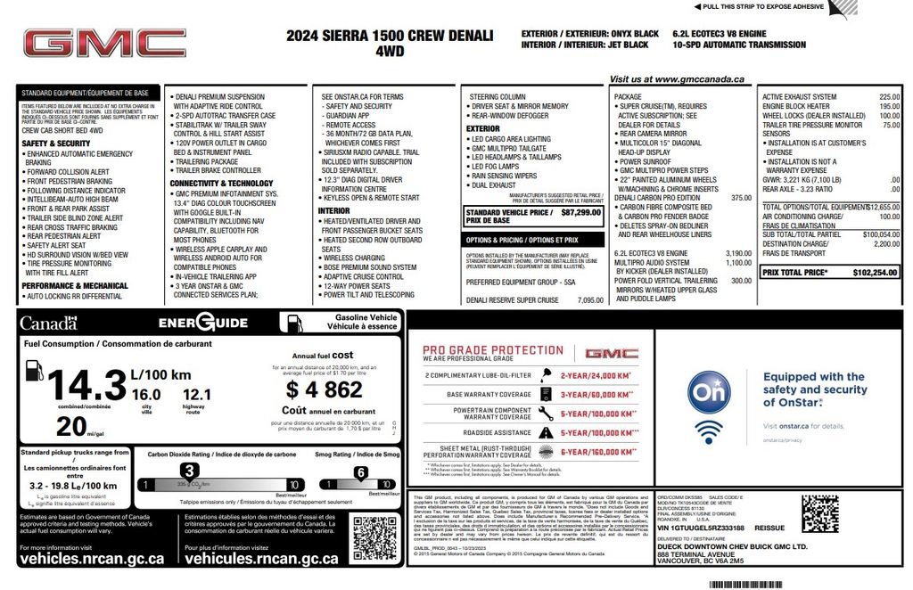 Used 2024 GMC Sierra 1500 Denali AWD/4WD image 4