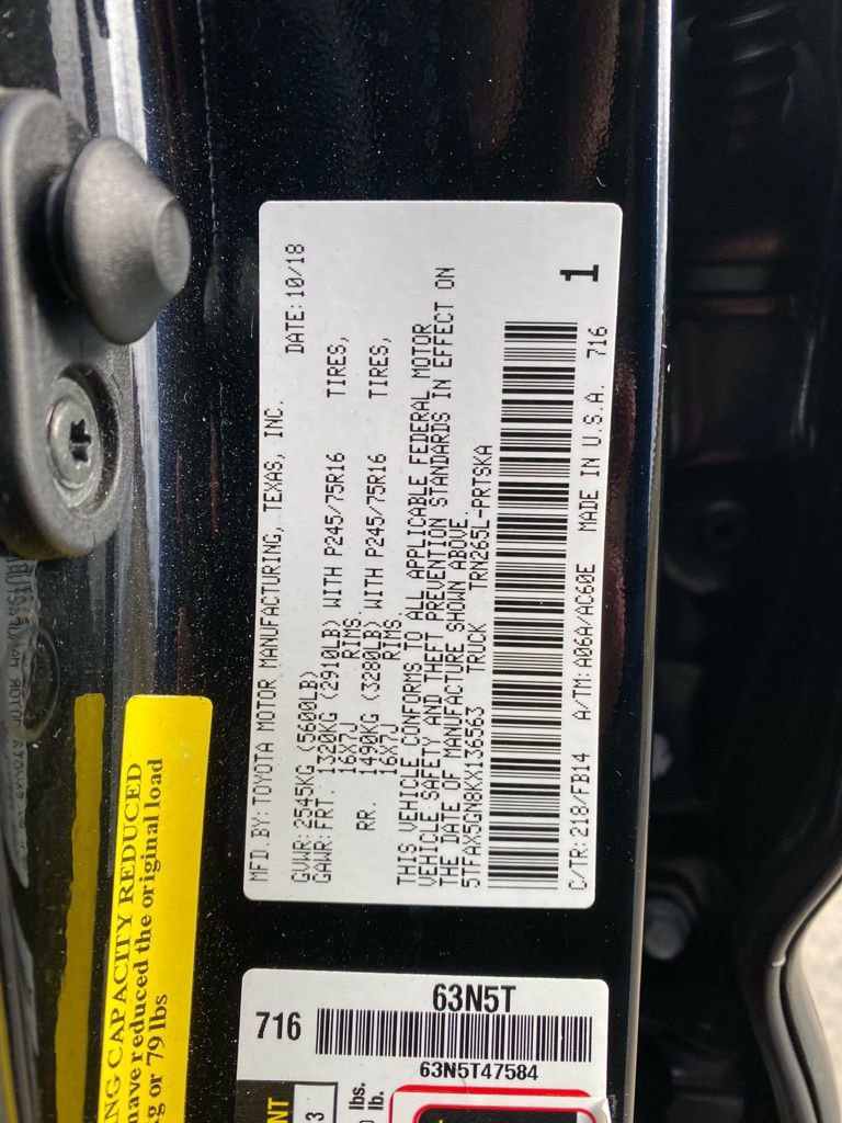 Used 2019 Toyota Tacoma SR w/ SR Convenience Package image 15