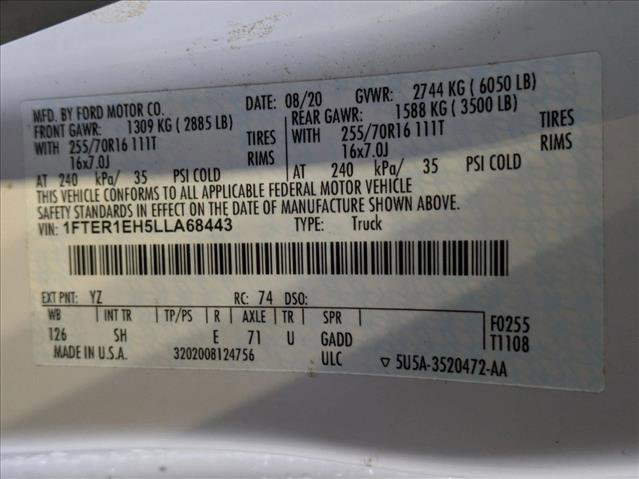 Used 2020 Ford Ranger XL w/ Equipment Group 101A Mid image 16