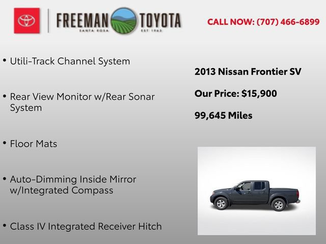 Used 2013 Nissan Frontier SV w/ SV Value Truck Pkg RWD image 11