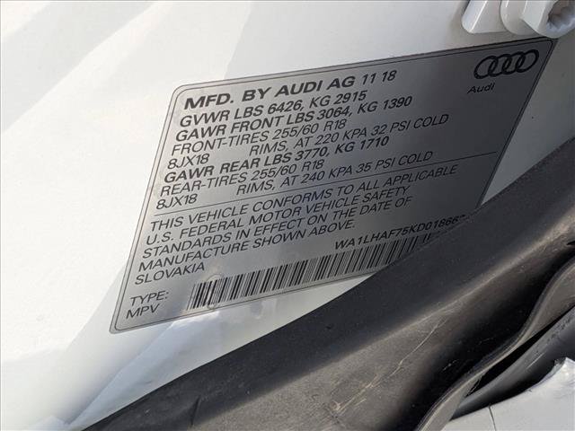 Used 2019 Audi Q7 2.0T Premium Plus w/ Premium Plus Package AWD/4WD image 28