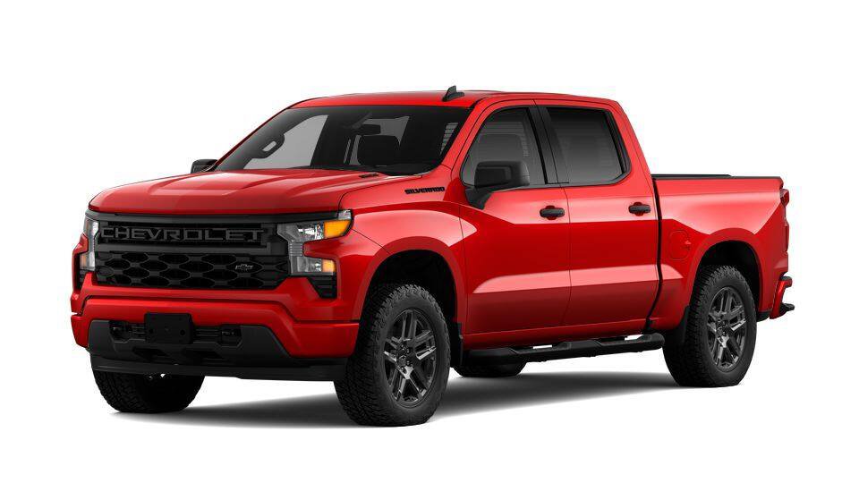 New 2026 Chevrolet Silverado 1500 Custom w/ Turbomax Blackout Package RWD image 27