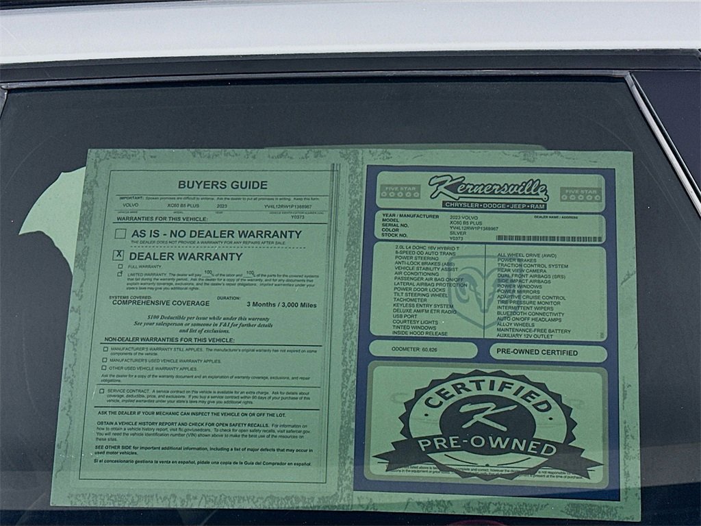 Used 2023 Volvo XC60 B5 Plus image 38