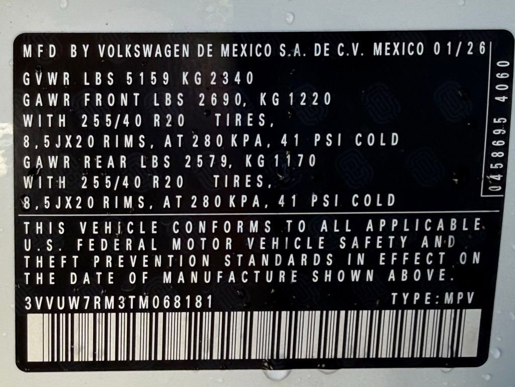 New 2026 Volkswagen Tiguan SEL R-Line AWD/4WD image 41