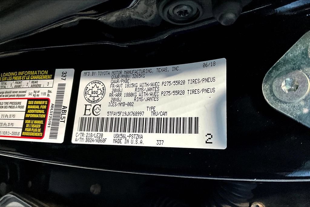 Used 2018 Toyota Tundra Platinum AWD/4WD image 20