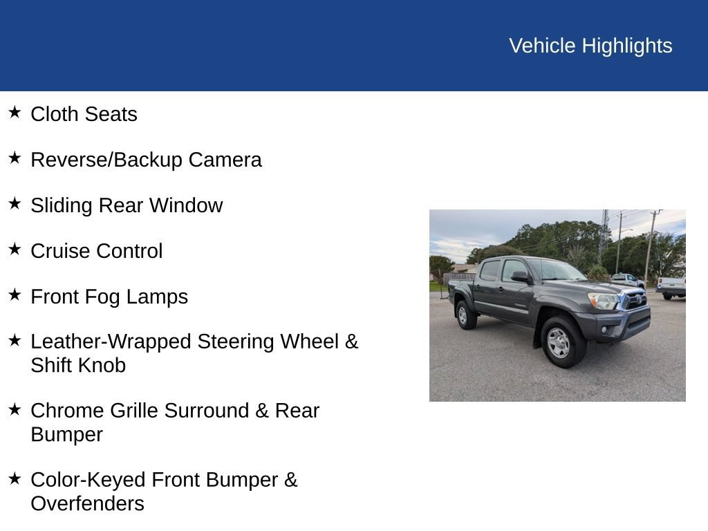Used 2015 Toyota Tacoma PreRunner w/ SR5 Package RWD image 27