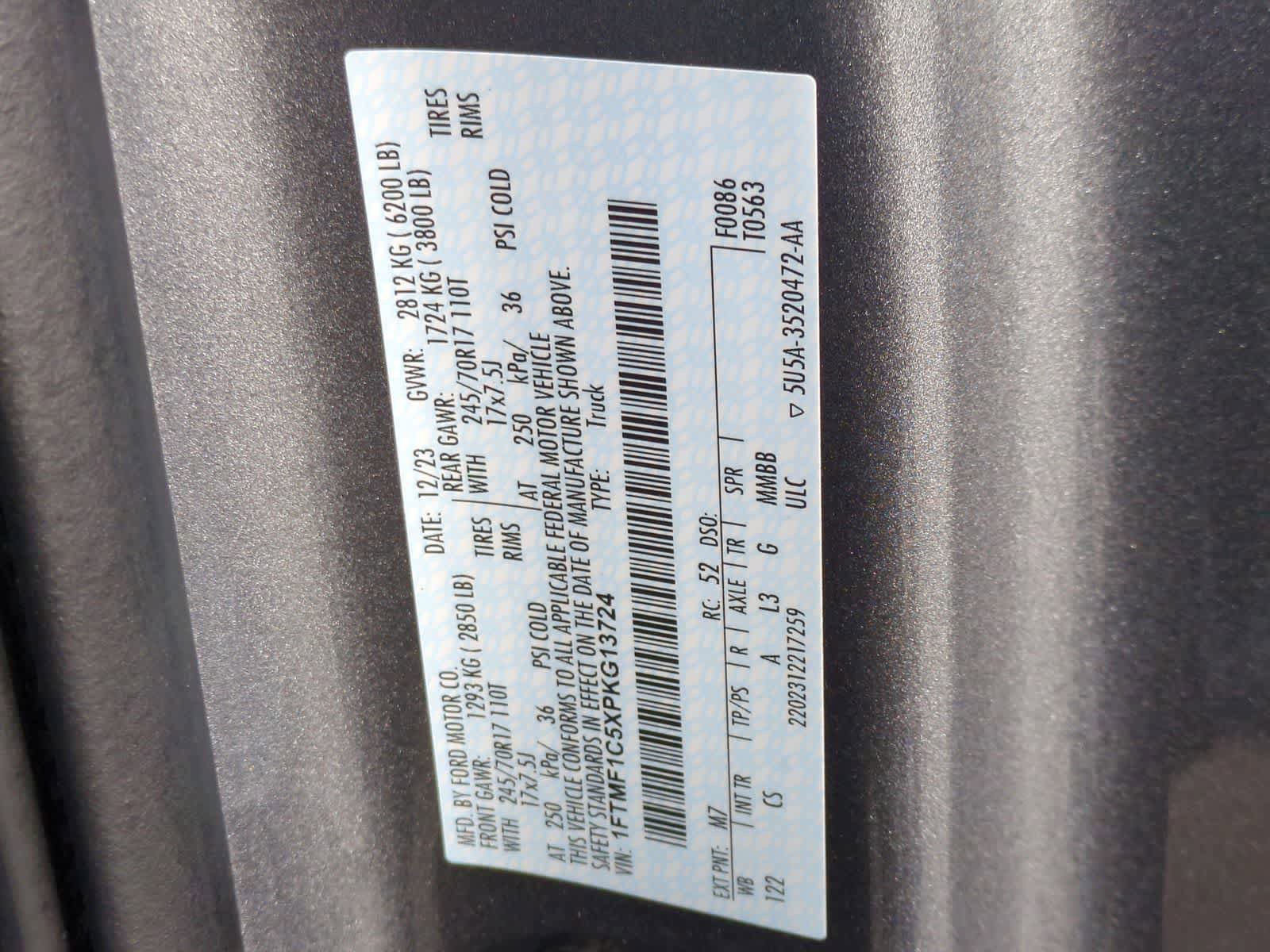 Used 2023 Ford F150 XL w/ XL Chrome Appearance Package image 34