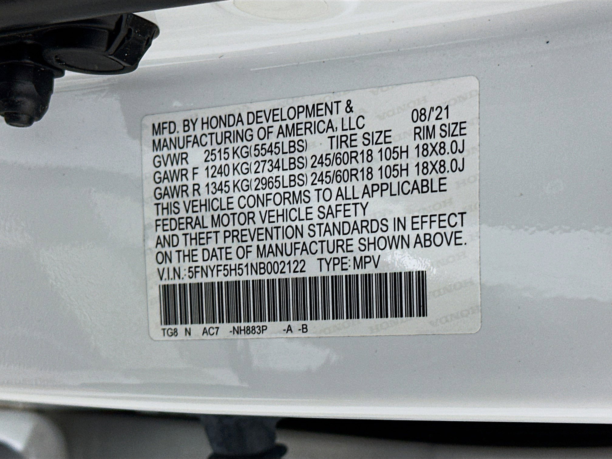 Used 2022 Honda Pilot EX-L image 12