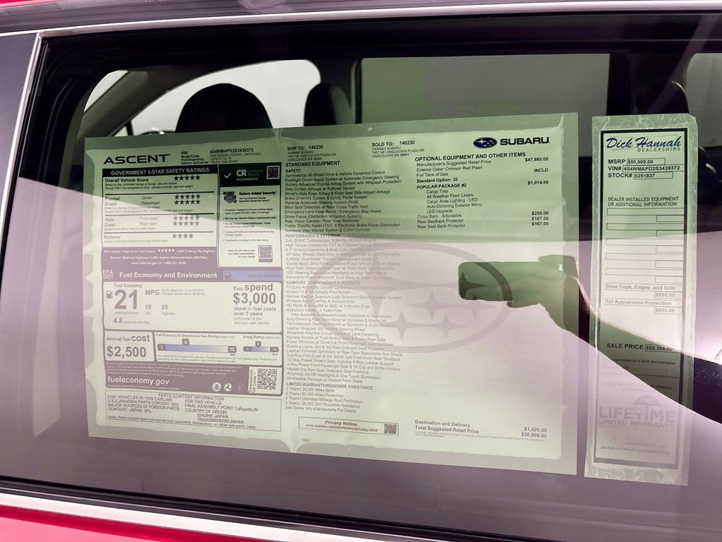 New 2025 Subaru Ascent Limited image 26