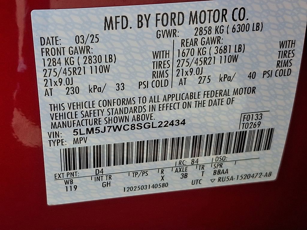 Used 2025 Lincoln Aviator Reserve w/ Illumination Package image 28