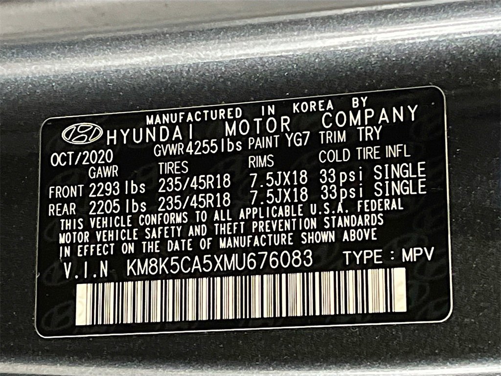 Used 2021 Hyundai Kona Ultimate image 33
