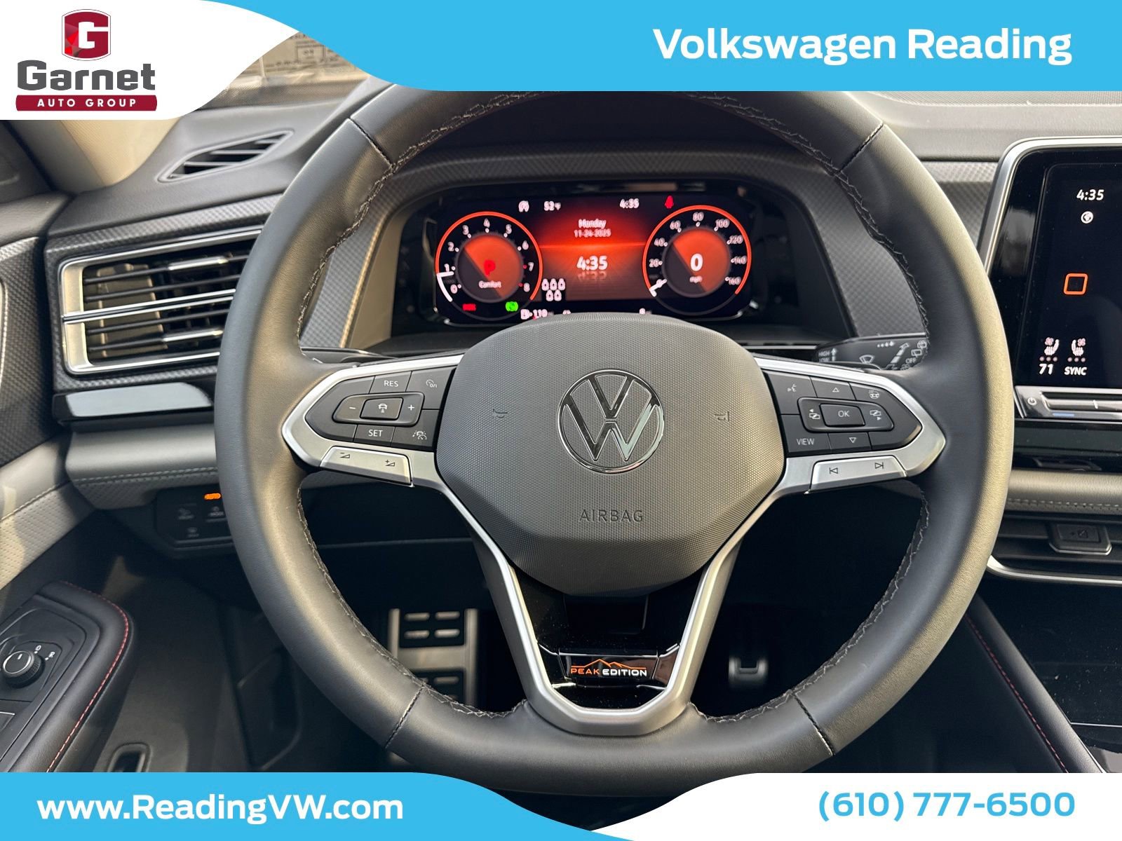 New 2025 Volkswagen Atlas Peak Edition SE image 15