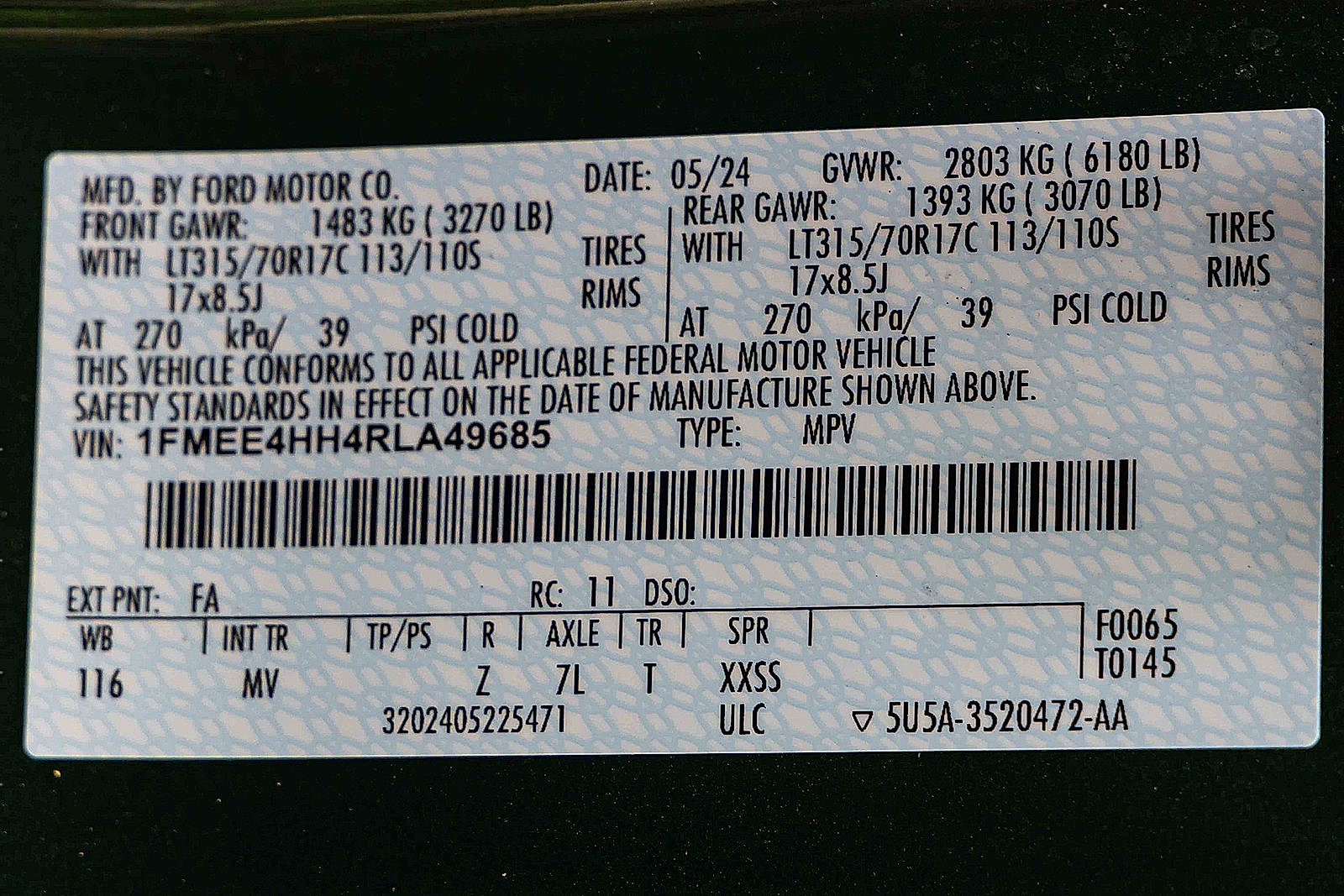 Used 2024 Ford Bronco Everglades image 34