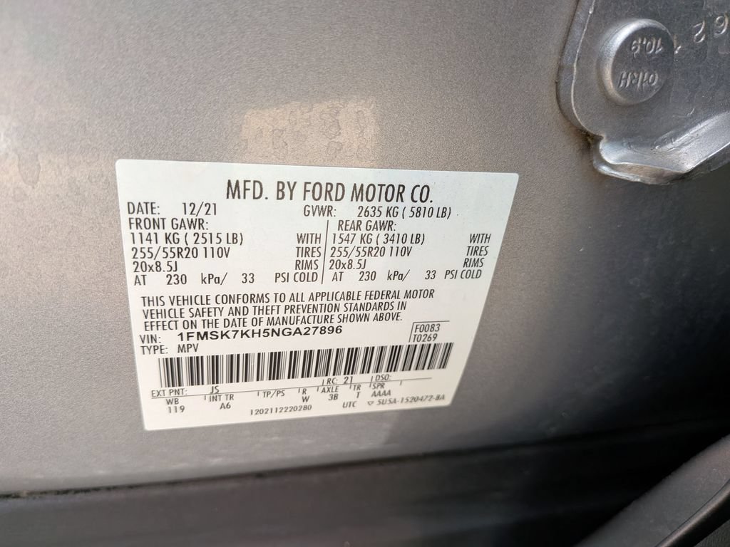 Used 2022 Ford Explorer ST-Line RWD image 32