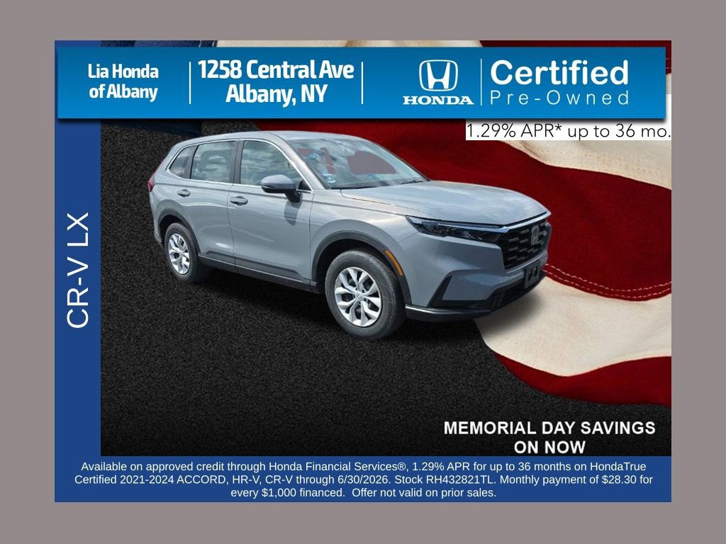 Certified 2024 Honda CR-V LX