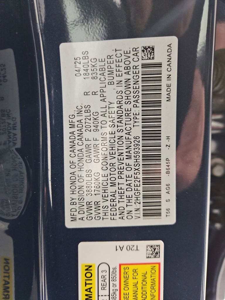 Used 2025 Honda Civic Sport image 28