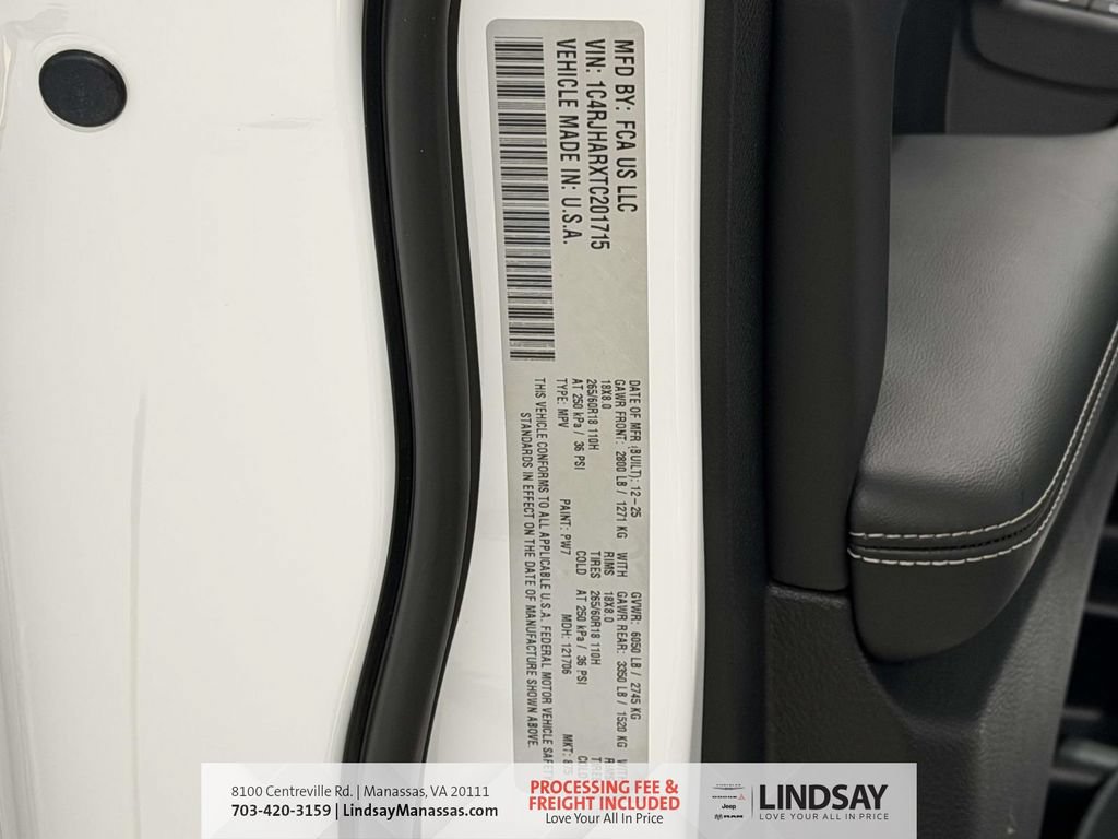 New 2026 Jeep Grand Cherokee Altitude AWD/4WD image 30