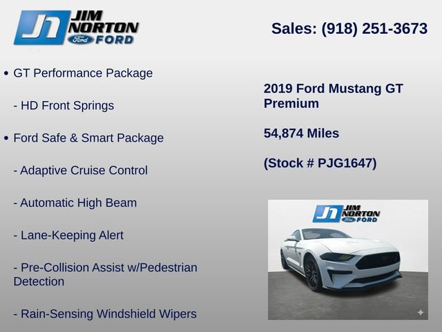 Used 2019 Ford Mustang GT Premium w/ GT Performance Package RWD image 15