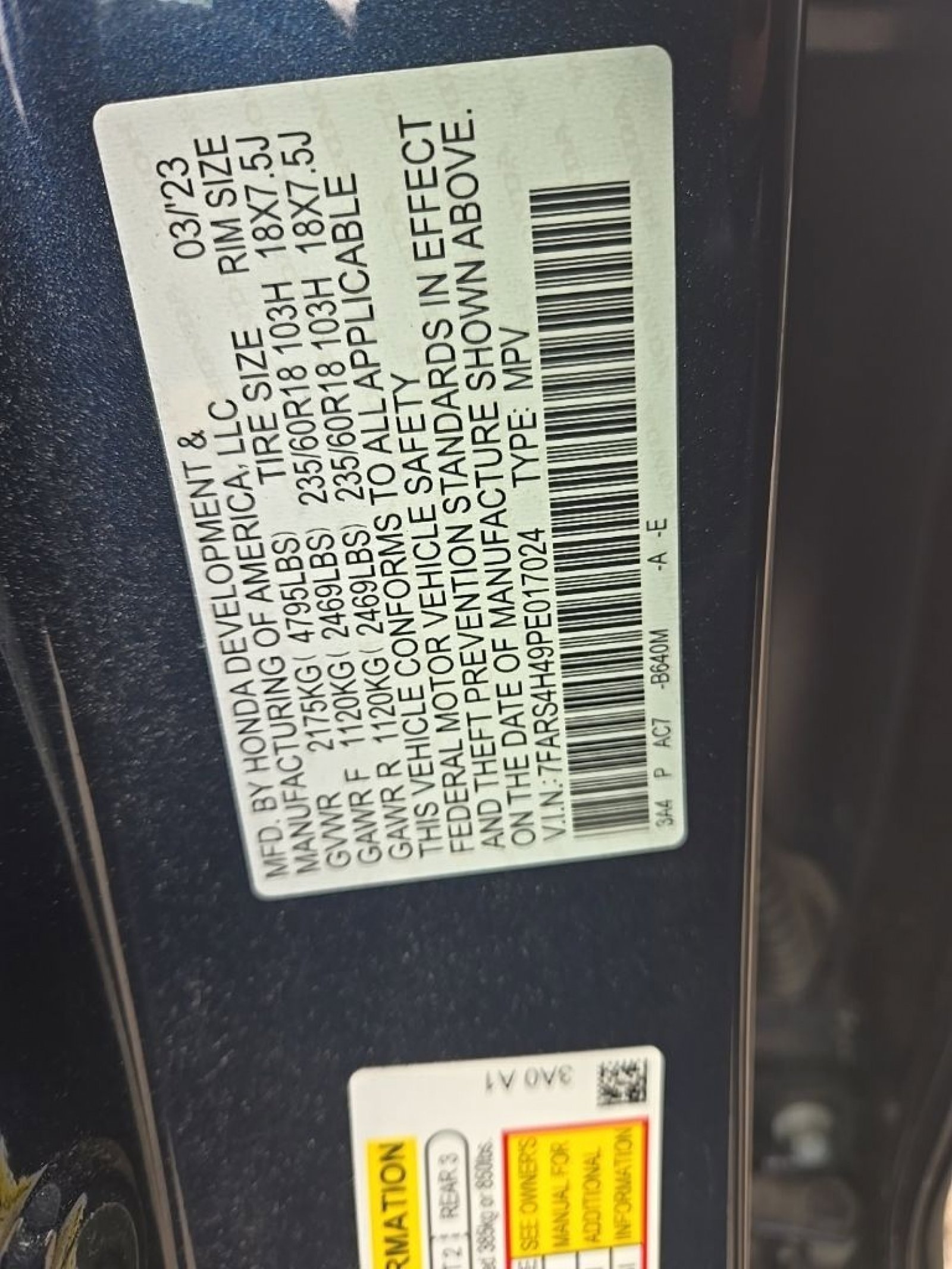 Certified 2023 Honda CR-V EX image 29