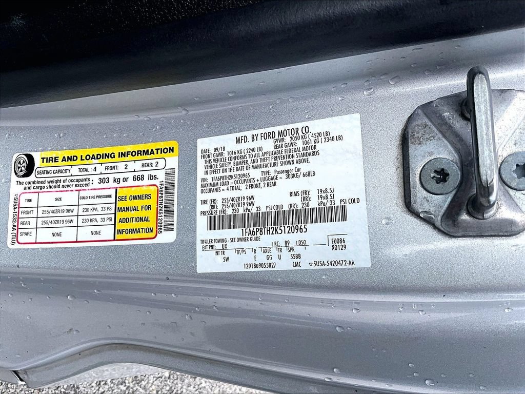 Used 2019 Ford Mustang Premium w/ Equipment Group 201A RWD image 36
