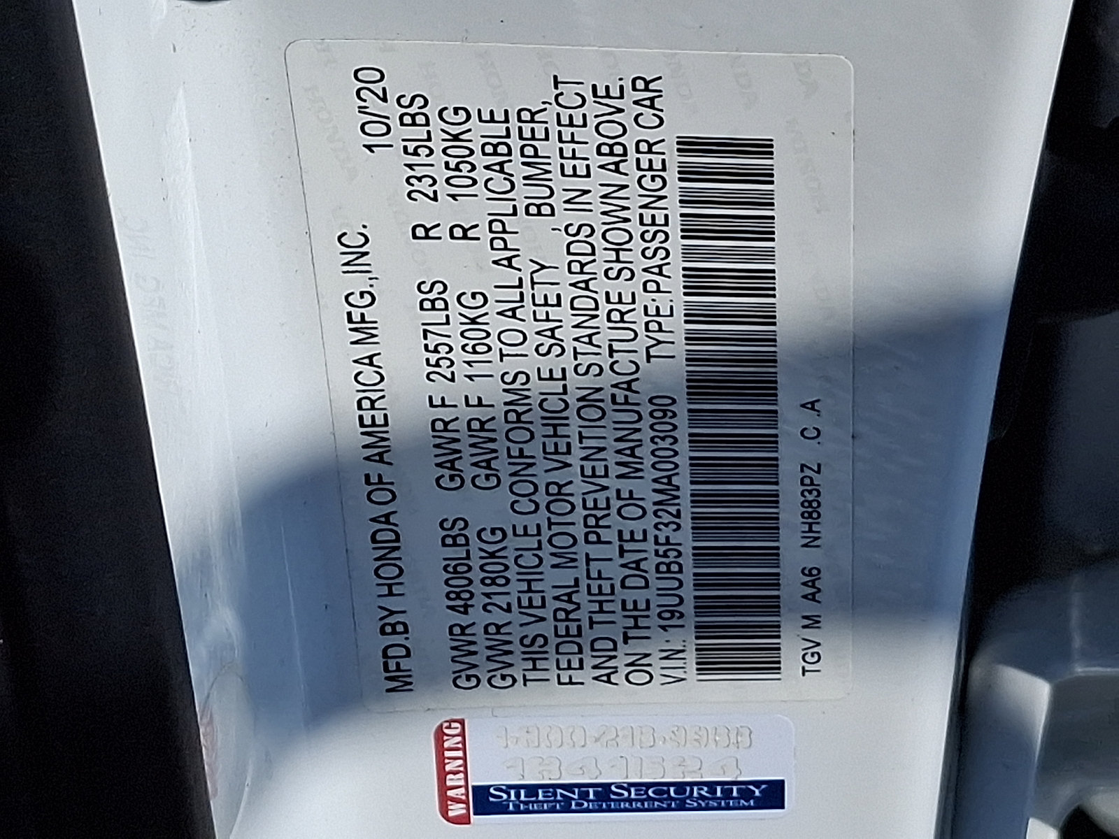Certified 2021 Acura TLX FWD image 27
