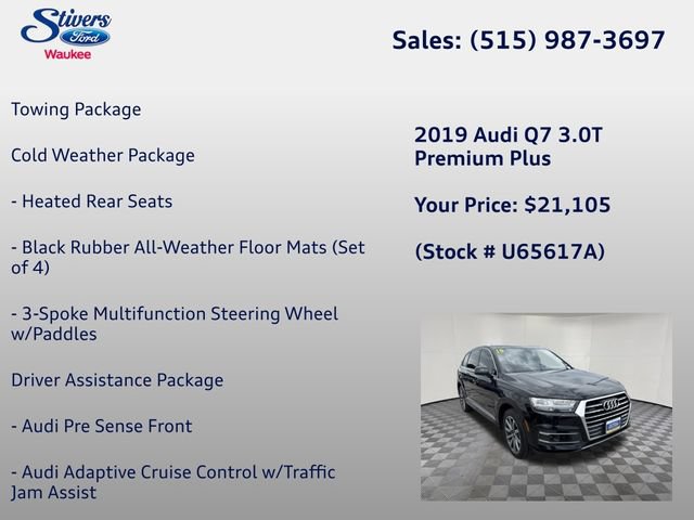 Used 2019 Audi Q7 3.0T Premium Plus w/ Premium Plus Package AWD/4WD image 5
