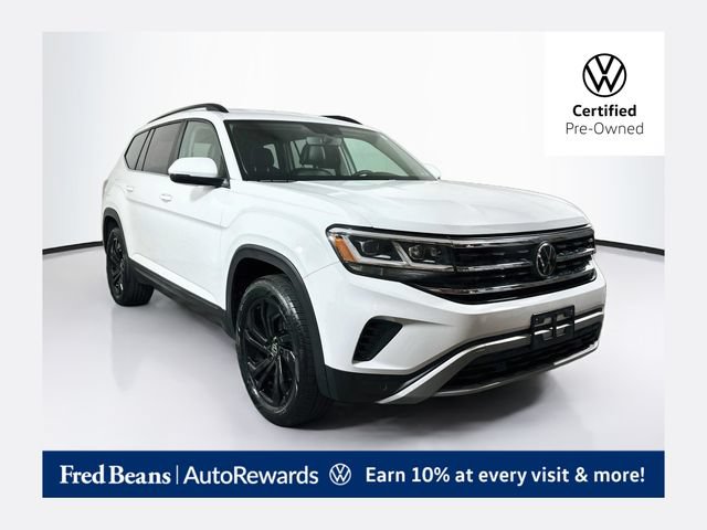 Certified 2023 Volkswagen Atlas SE w/ Black Wheel Package