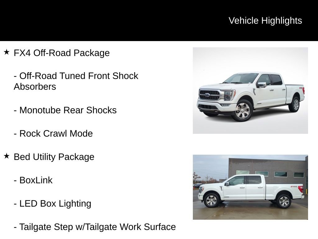 Used 2023 Ford F150 Platinum w/ Equipment Group 701A High image 11