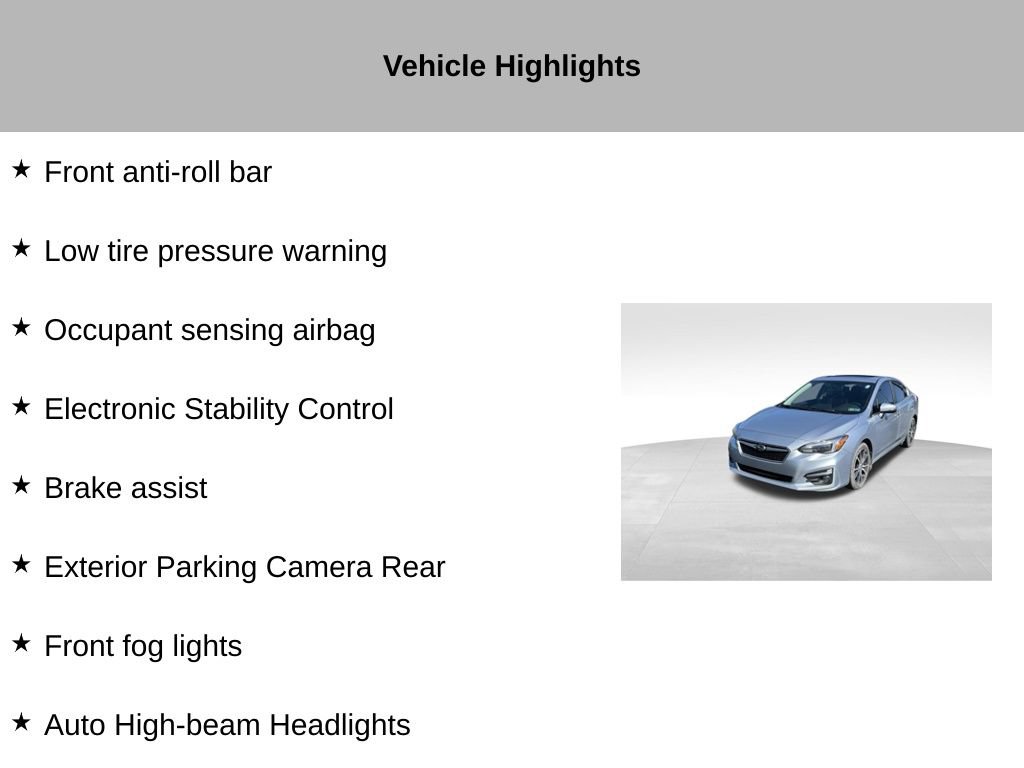 Used 2018 Subaru Impreza 2.0i Limited AWD/4WD image 15