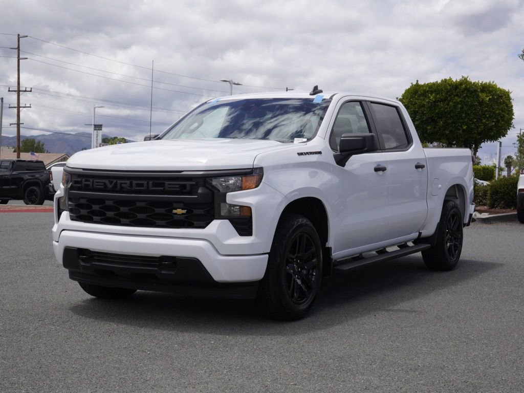 Used 2023 Chevrolet Silverado 1500 Custom w/ LPO, Dark Essentials Package RWD image 8