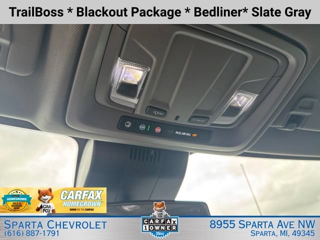 Certified 2024 Chevrolet Silverado 1500 Custom Trail Boss w/ Turbomax Blackout Package AWD/4WD image 23