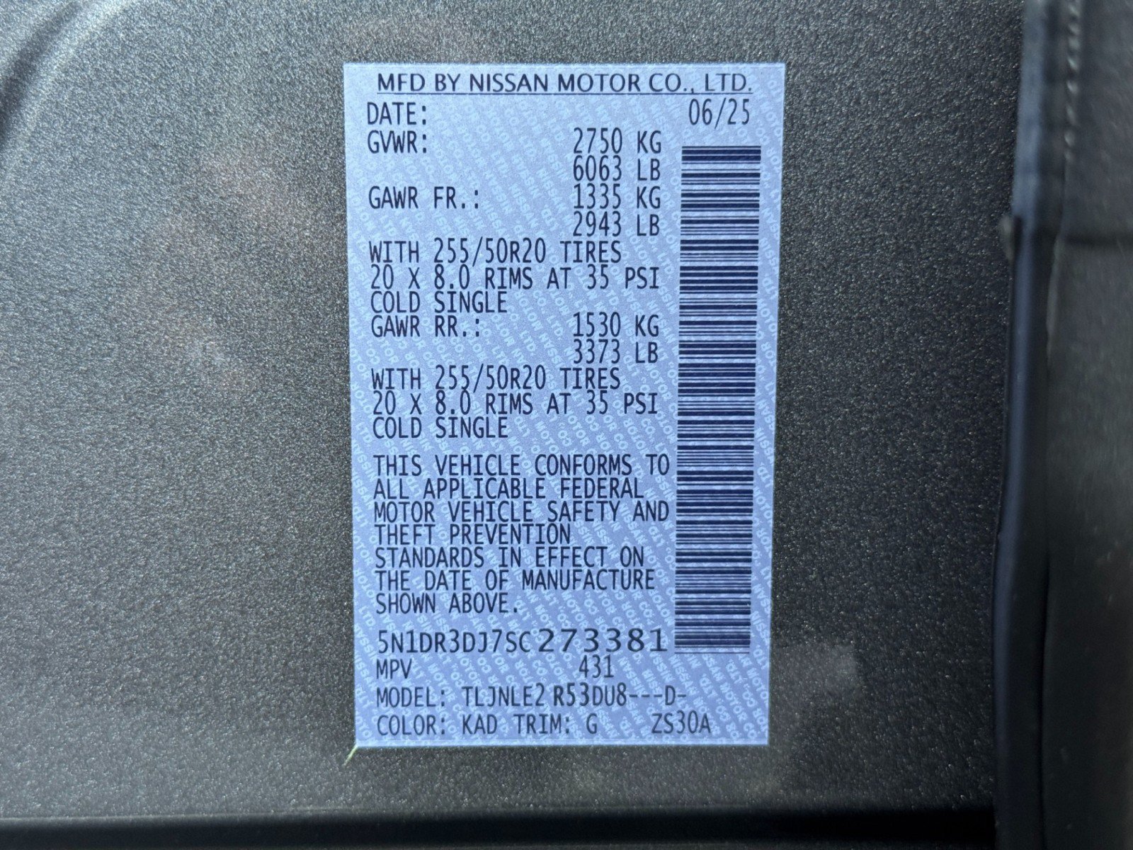 Used 2025 Nissan Pathfinder Platinum w/ Cargo Package AWD/4WD image 44