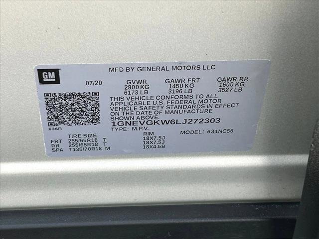 Used 2020 Chevrolet Traverse LT w/ Driver Confidence II Package image 25