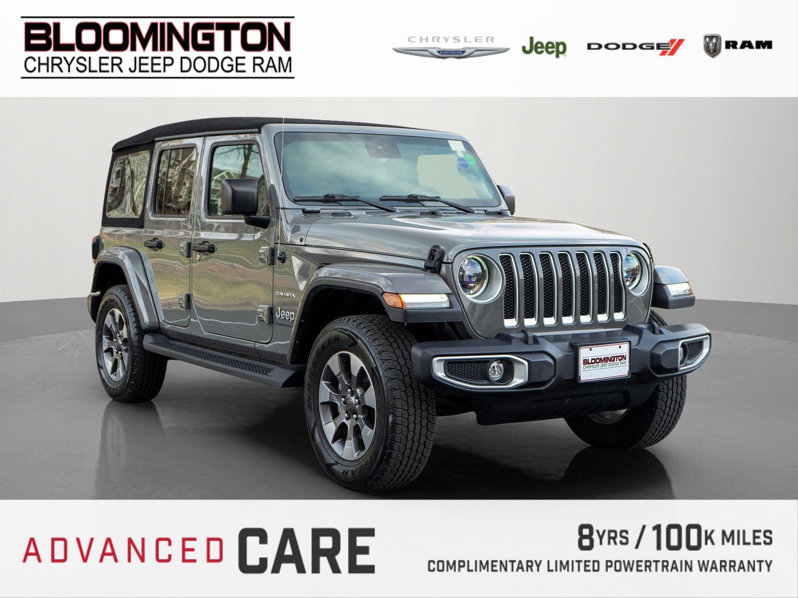 Used 2023 Jeep Wrangler Unlimited Sahara w/ LED Lighting Group AWD/4WD image 1
