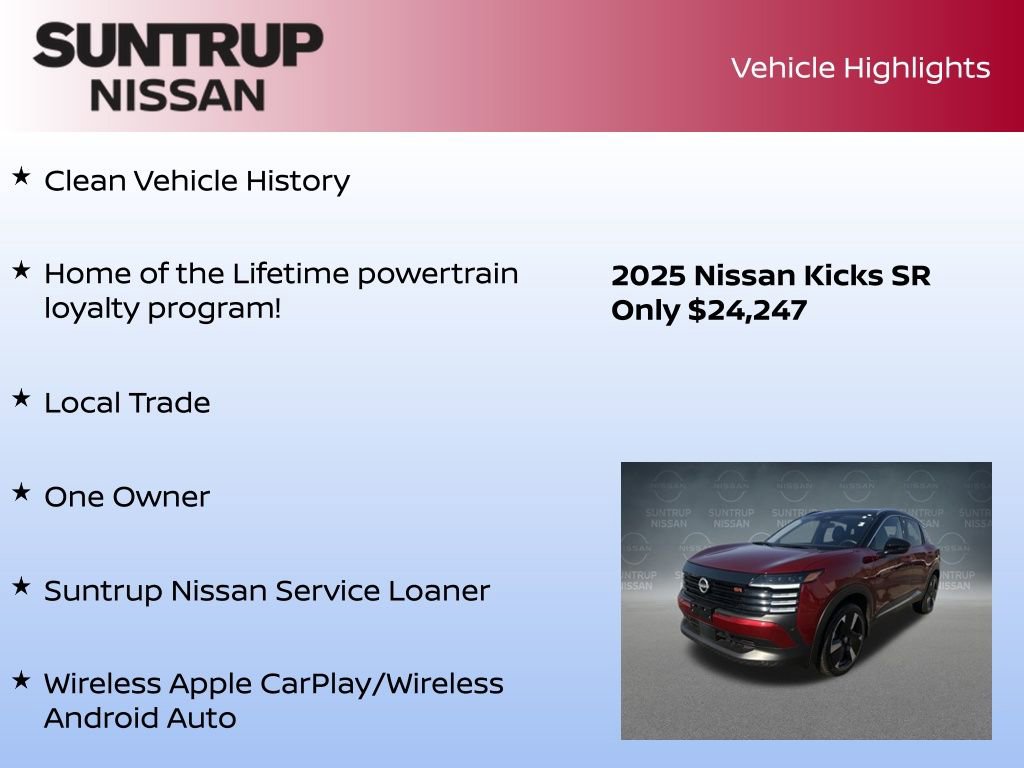 Certified 2025 Nissan Kicks SR image 8
