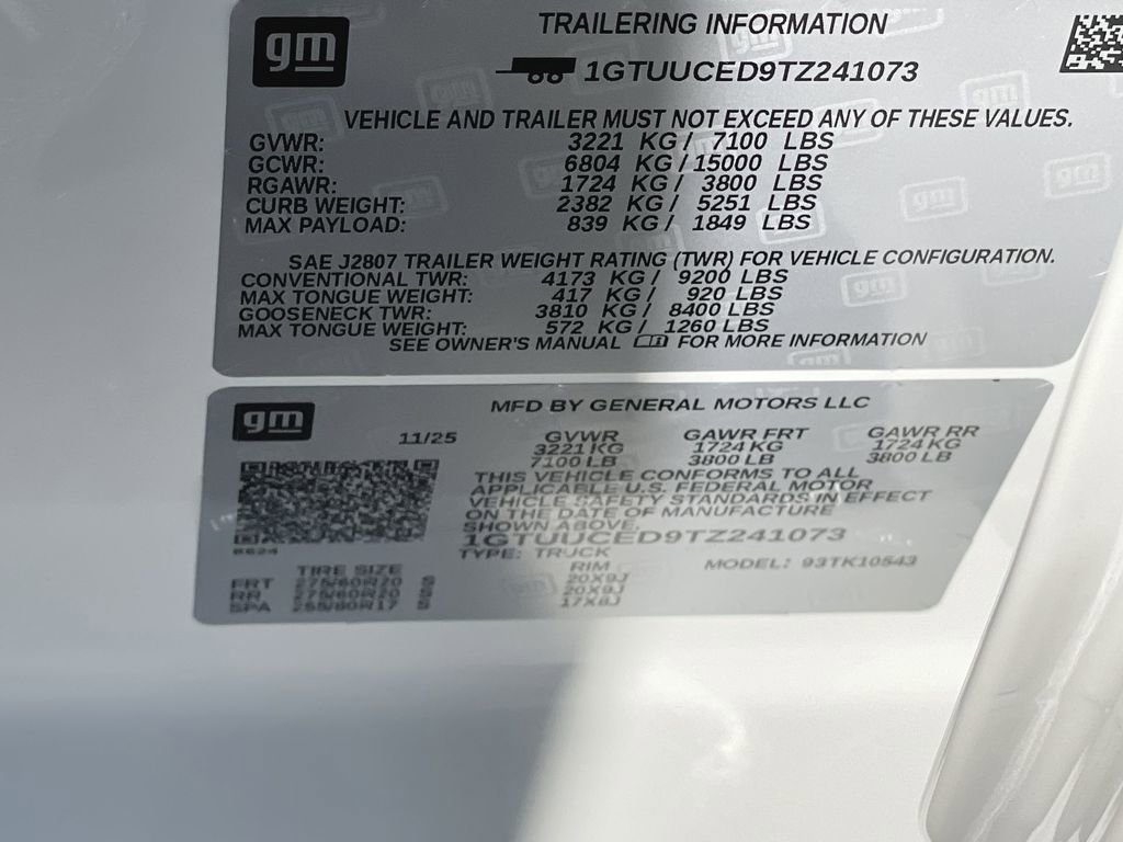 New 2026 GMC Sierra 1500 Elevation w/ X31 Off-Road Package image 39