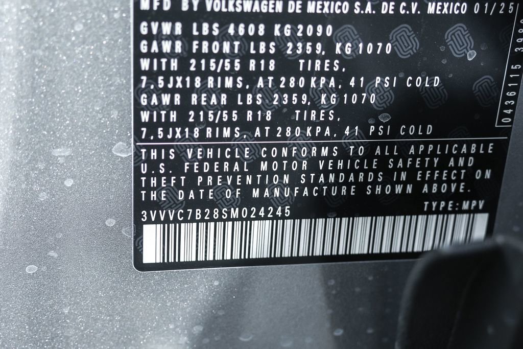 New 2025 Volkswagen Taos SE image 47