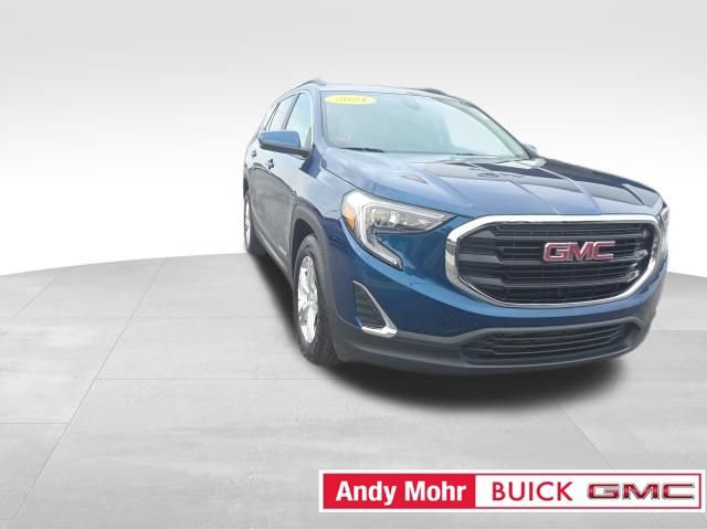 Used 2021 GMC Terrain SLE w/ Driver Convenience Package FWD image 3