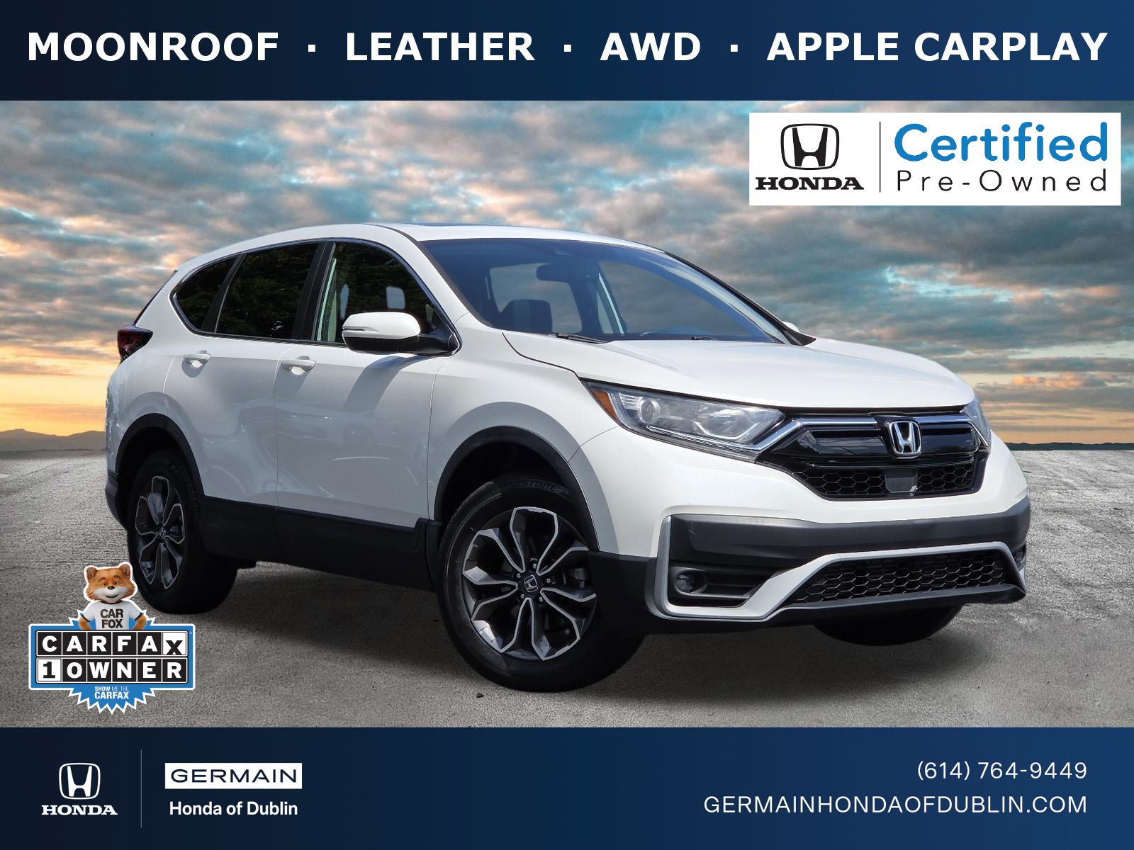 Certified 2021 Honda CR-V EX-L