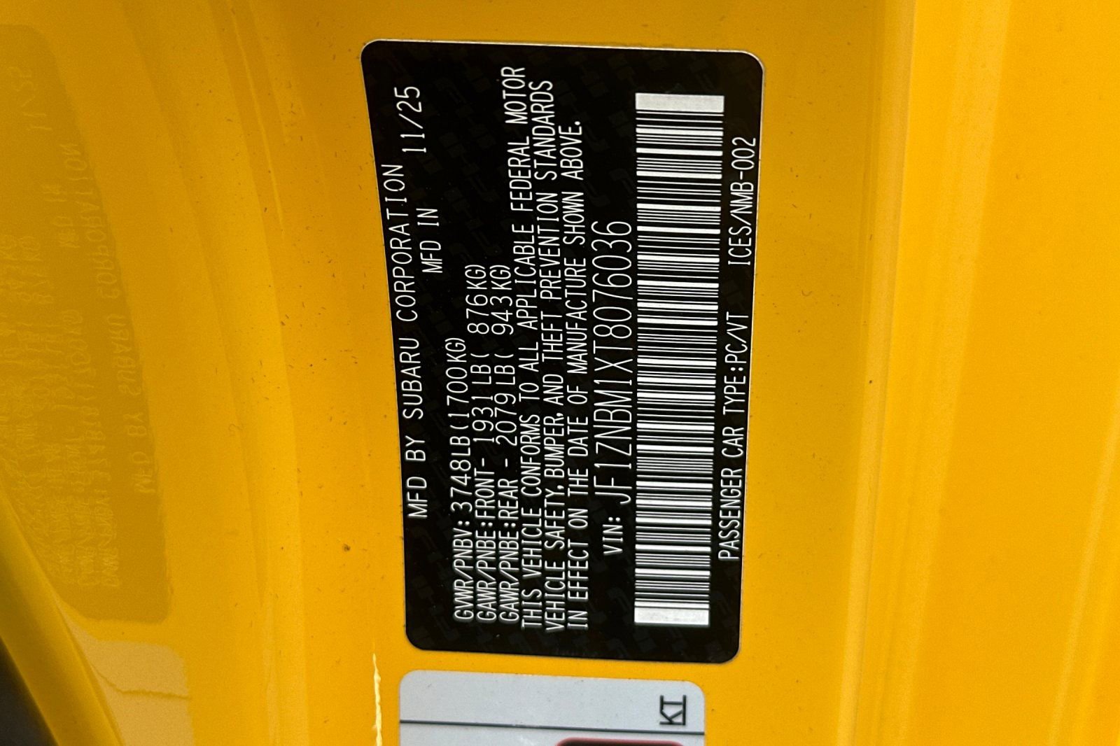 New 2026 Toyota GR86 YUZU Limited image 26